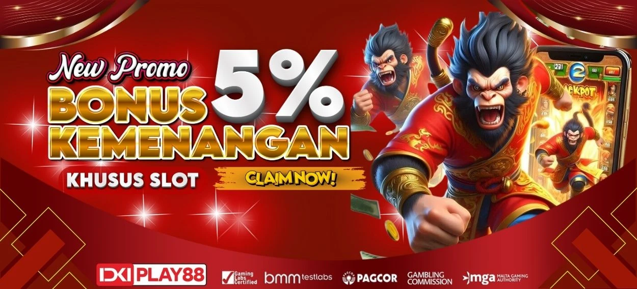 BONUS KEMENANGAN MINGGUAN UP TO 5%