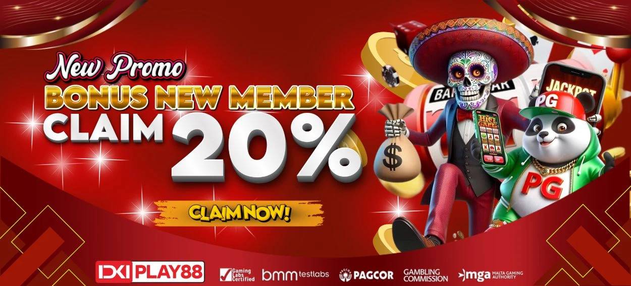 CLAIM BONUS NEW MEMBER 20%